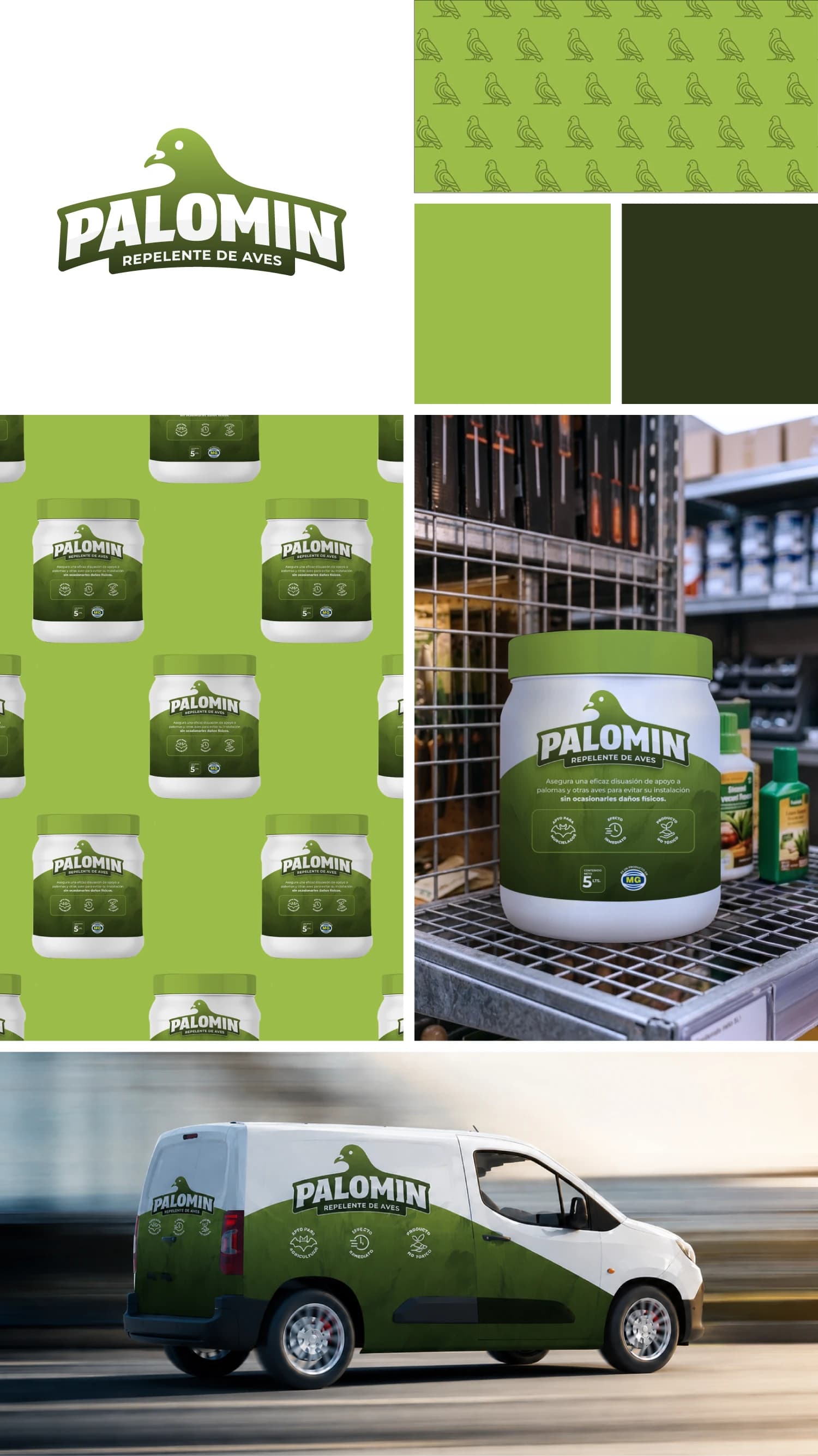 Palomín — sistema de identidad visual